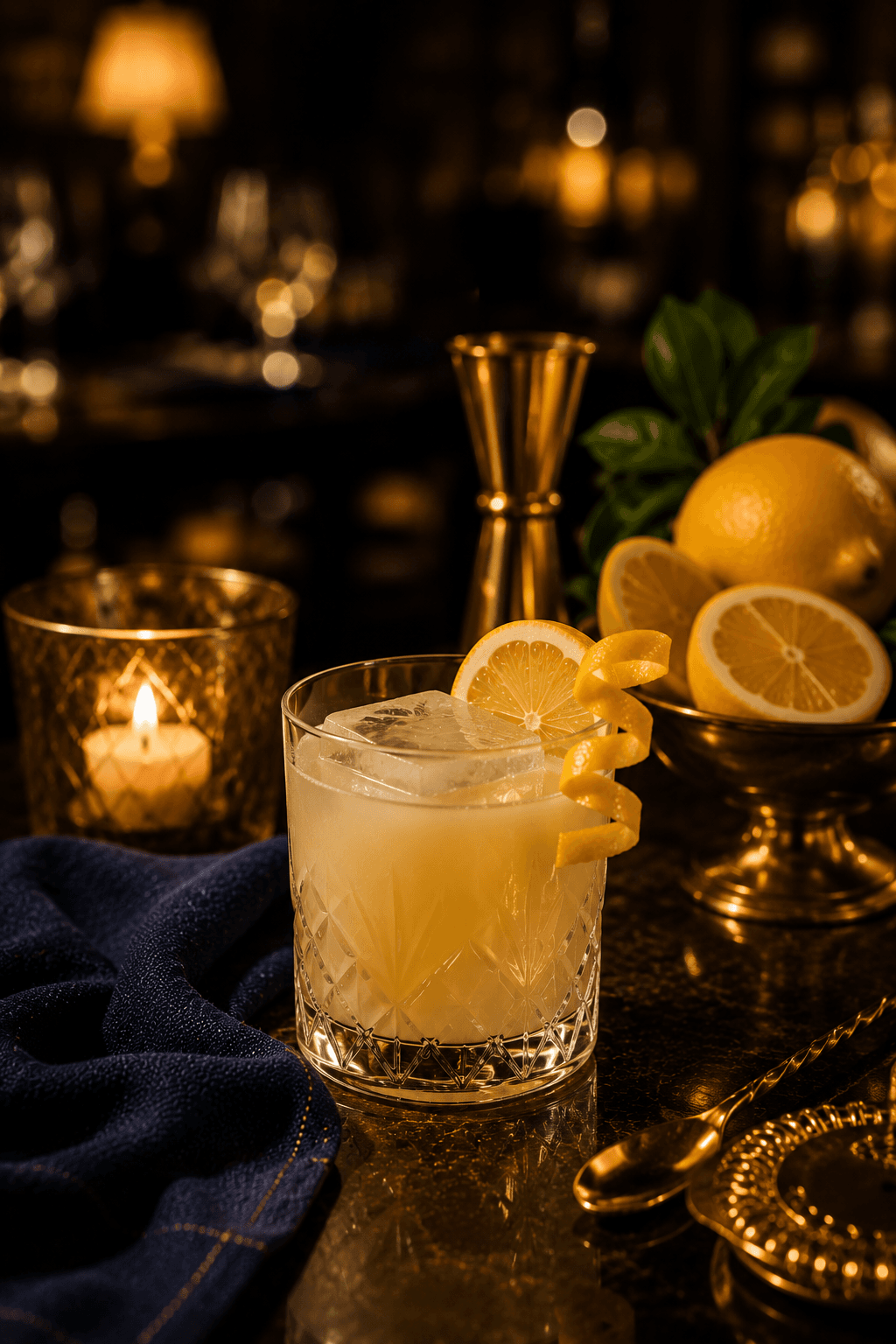Drink da Casa em copo baixo com limoncello